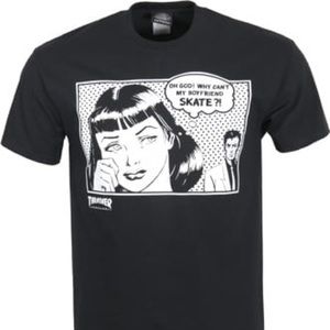 THRASHER Boyfriend T Shirt - XS